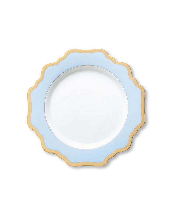 Anna's palette sky blue dinner plate