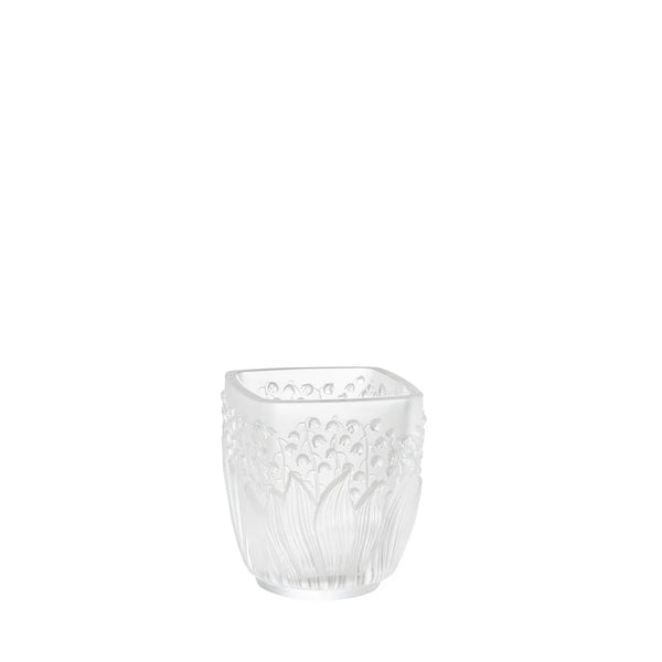 Muguet lily of valley votive clear