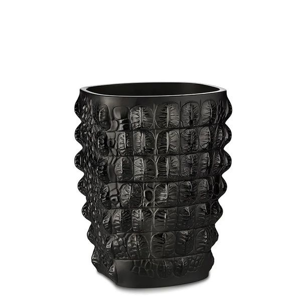 Croco vase black