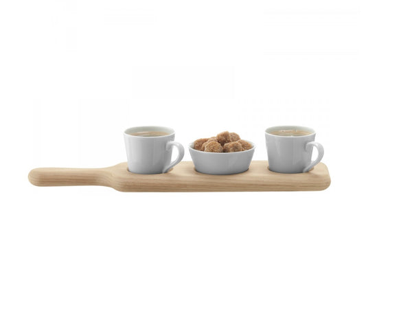 Paddle espresso Serving set & oak paddle