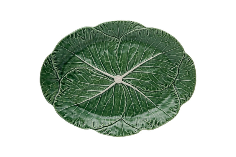 Cabbage oval platter natural 43