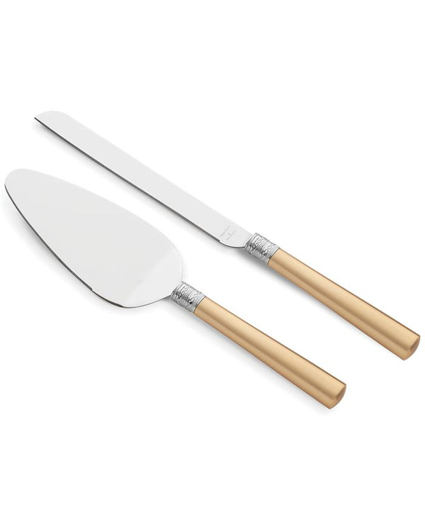 With love nouveau cake knife and server
