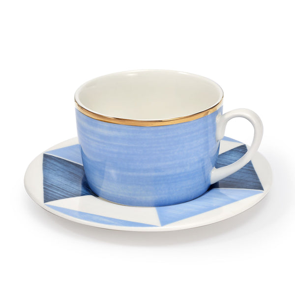 Luca andrisani azzurro cup and saucer - Descontinuado