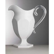 Roberta pitcher solid white