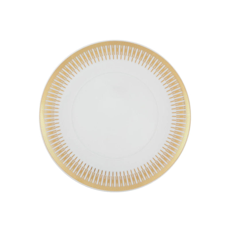 Gold exotic dinner plate -D