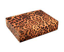 Stationary box cheetah 12.5x9.5x2.75"