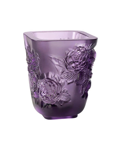 Peonies vase purple sm