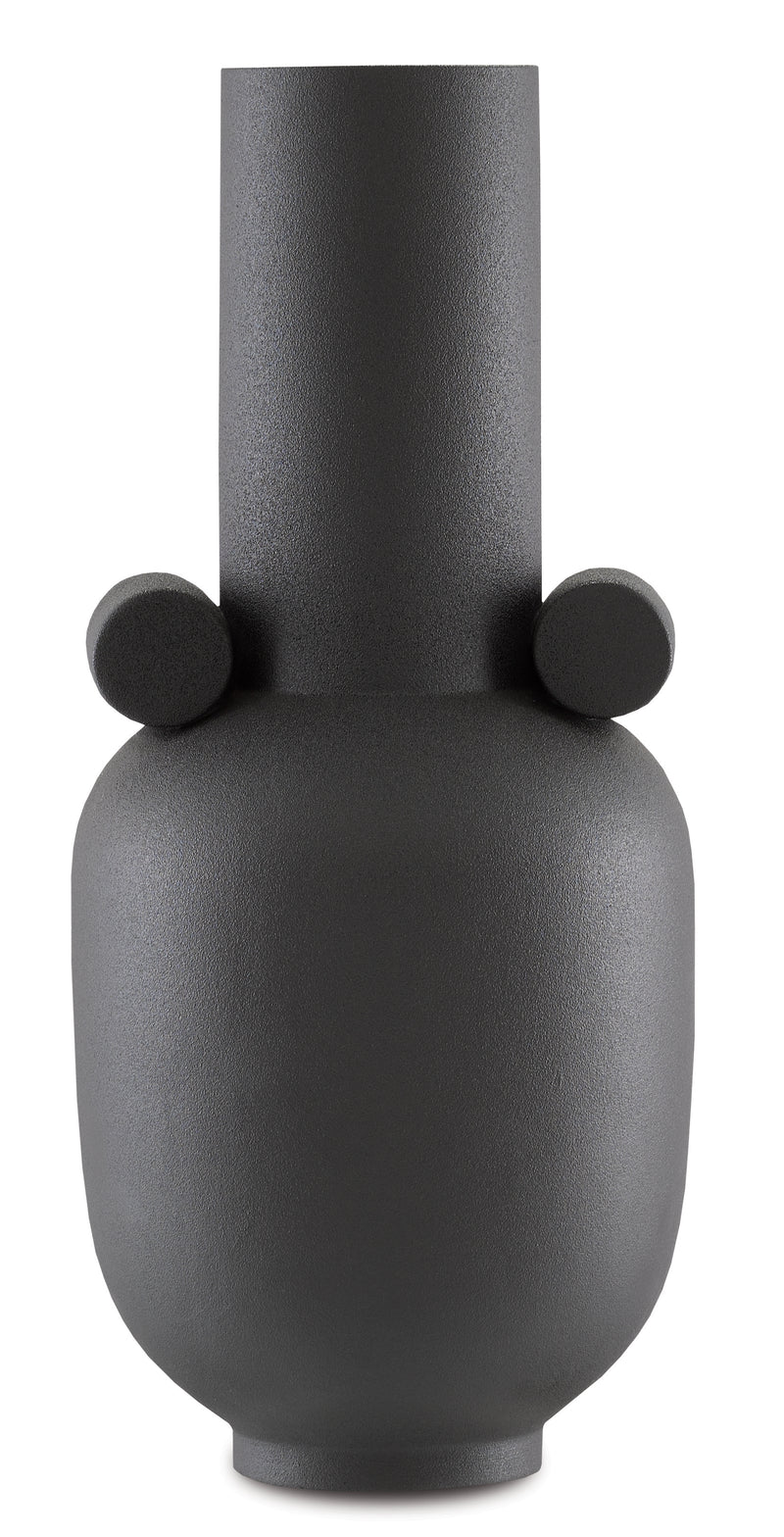Happy 40 long black vase