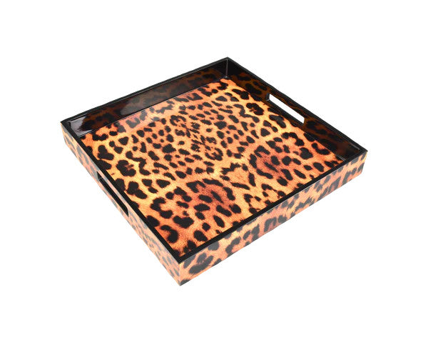 Breakfast tray 14x22x2" cheetah