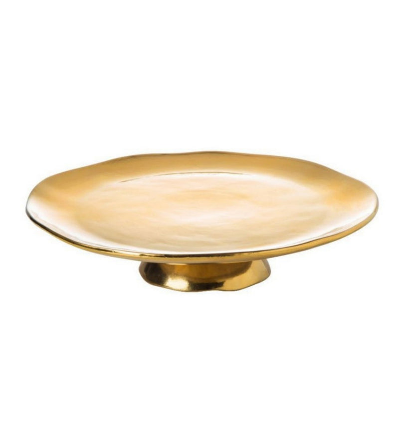 Gold cake holder