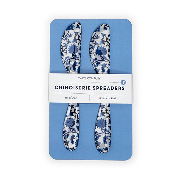 Chinoiserie spreaders on gift card set 2