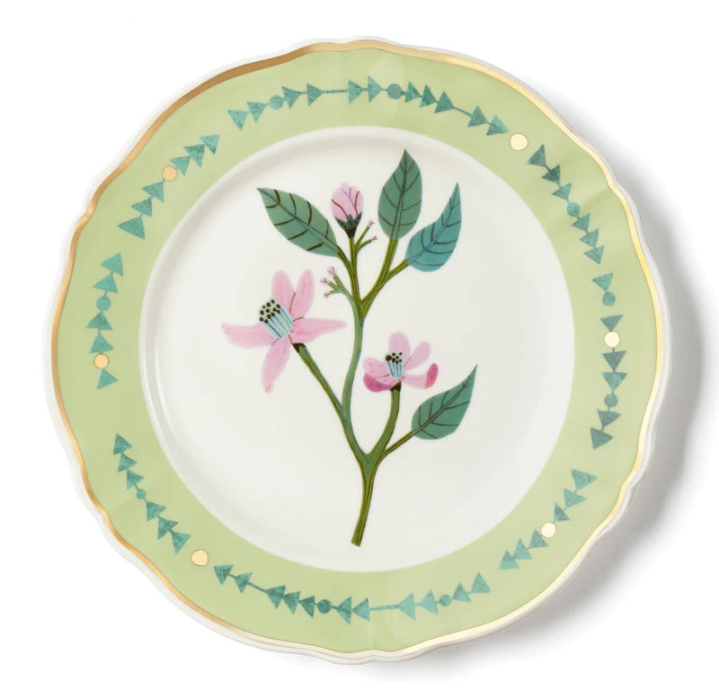 Botanica green dinner plate