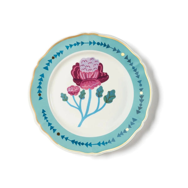 Botanica blue dinner plate