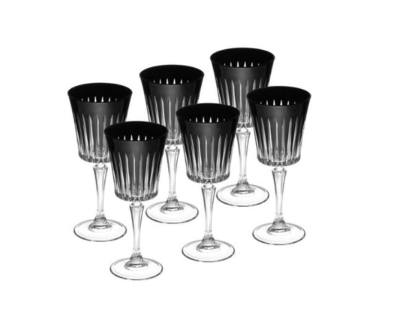 Water glass black