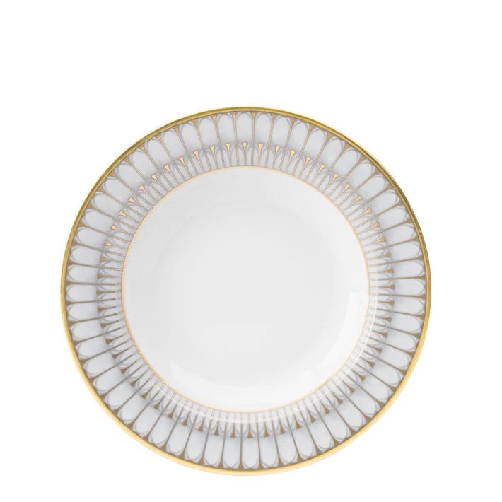 Arcades gris matt dinner plate