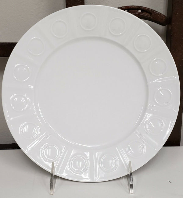 Mozaique extra blanc dinner plate