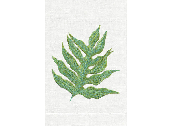 Kona fern green guest towel