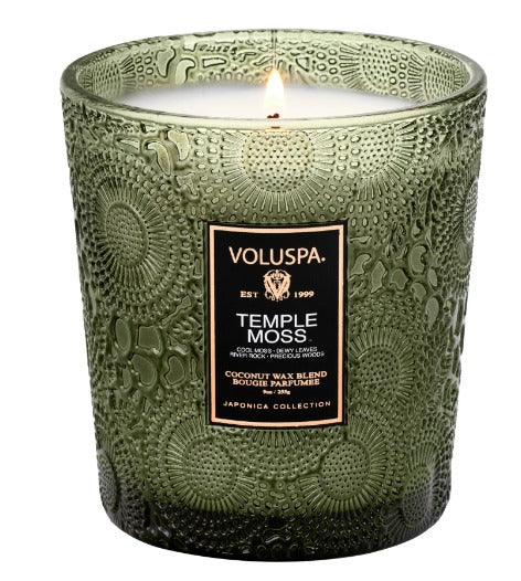 Temple moss 9oz classic candle