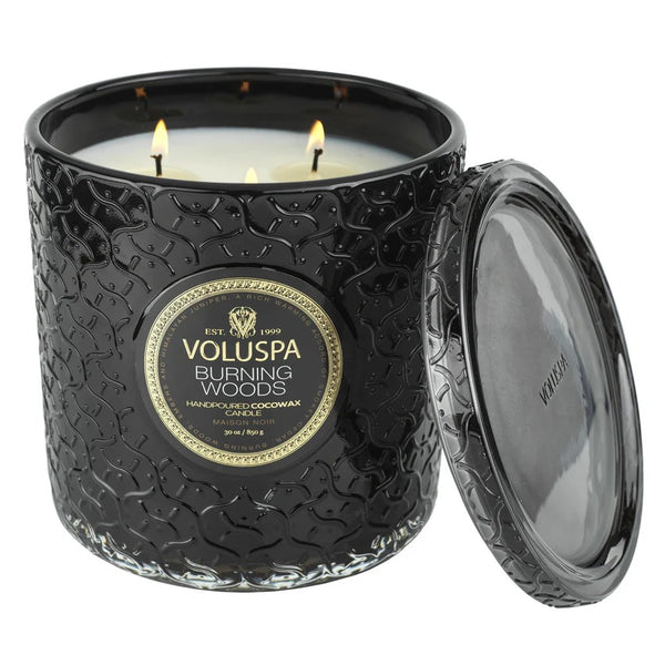 Burning woods luxe candle 30g