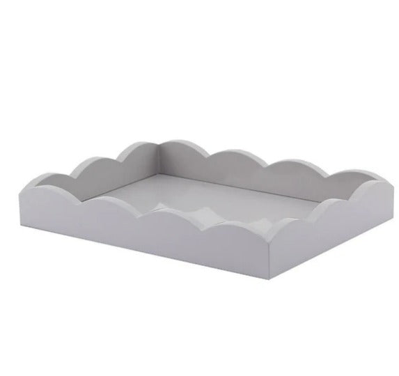 Scalloped tray chiffon 11x8