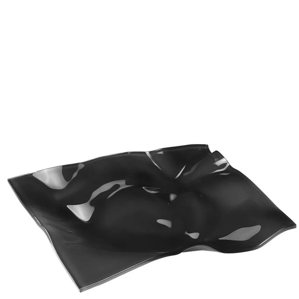 Panton tray black glass