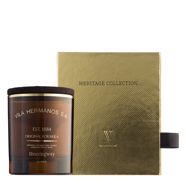 Hemingway gold 18k candle in jar 200gr