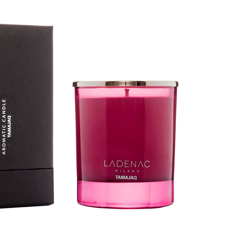 Vent d'arabie tamajaq candle in pink jar 200gr