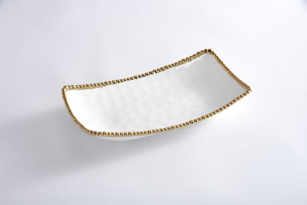 Golden salerno rectangular deep server