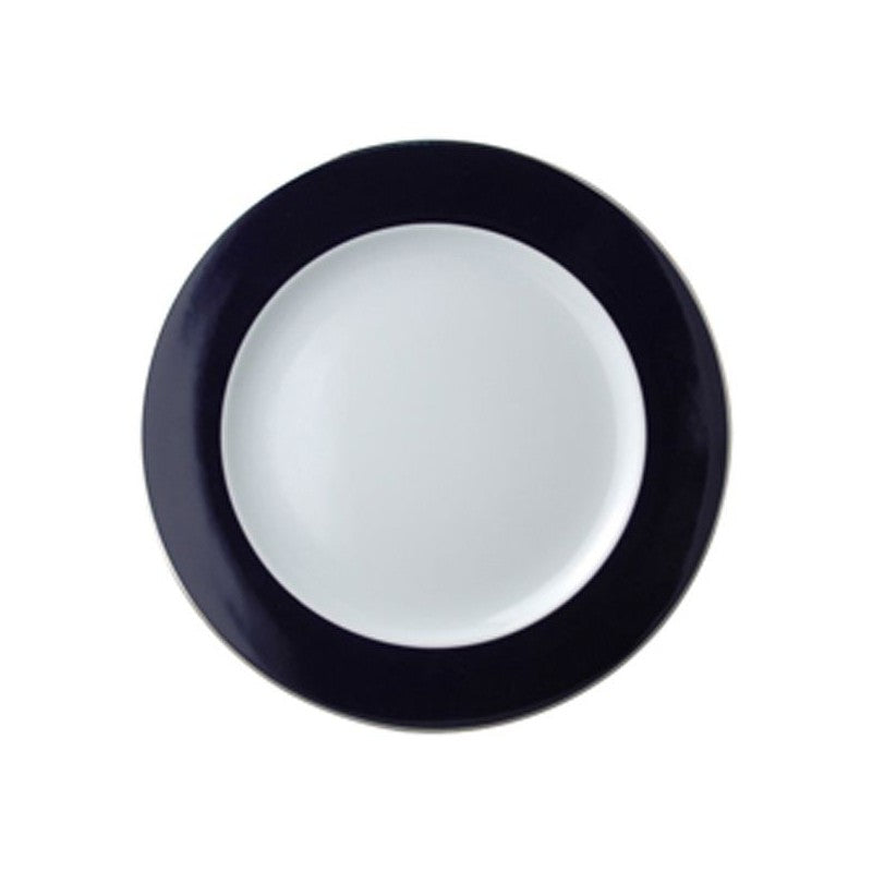 Opaline black presentation plate 29.5cm