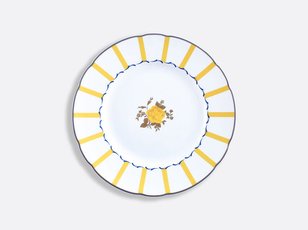 Brocante jaune yellow salad plate