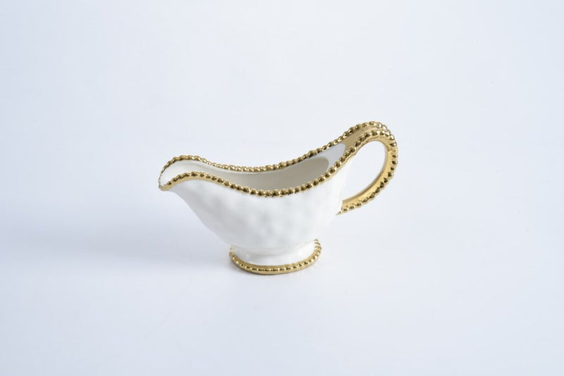 Golden salerno gravy boat