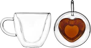 Heart coffee mug set 2
