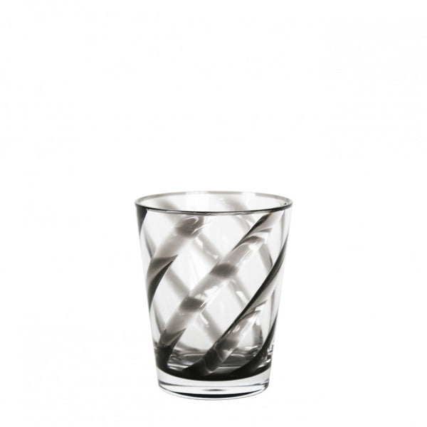 Spiral black tumbler