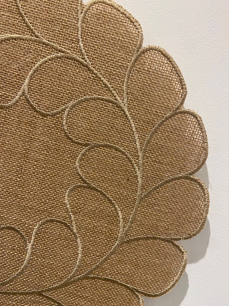Flor beige rafia beige placemat