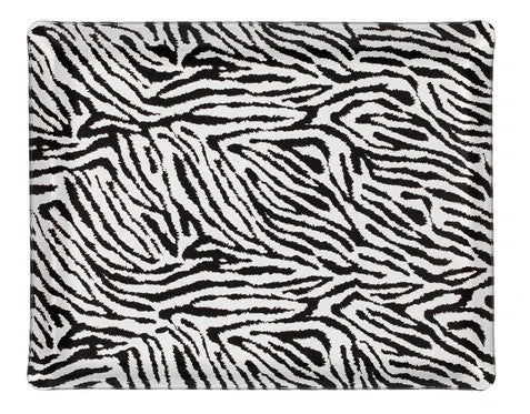 Animaux zebra acrylic tray 46x36cm