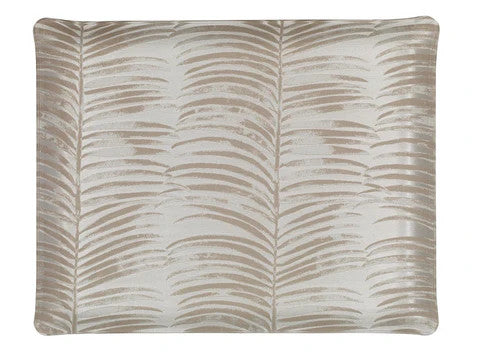 Tribal argent acrylic tray 46x36cm
