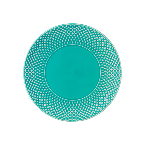 Bicos aqua dinner plate