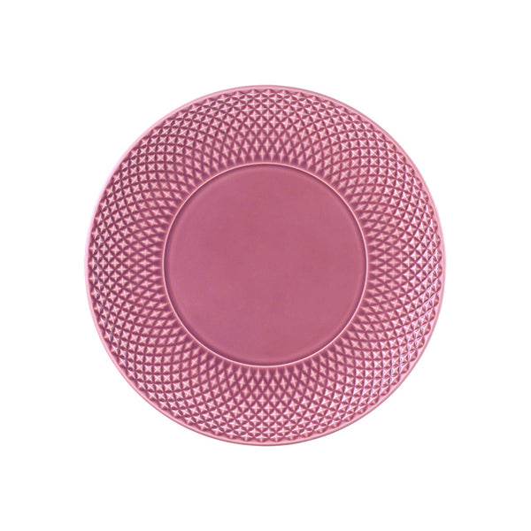 Bicos pink dinner plate