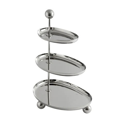3 tier oval cake stand