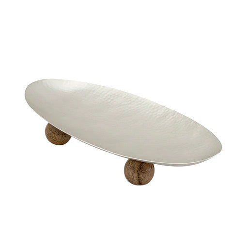 Temari silver hammered oblg