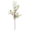 40" Cherry blossom spray white