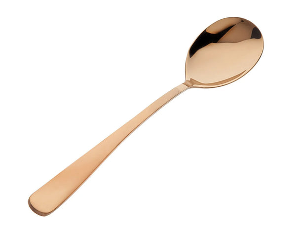 Portofino serving spoon server copper
