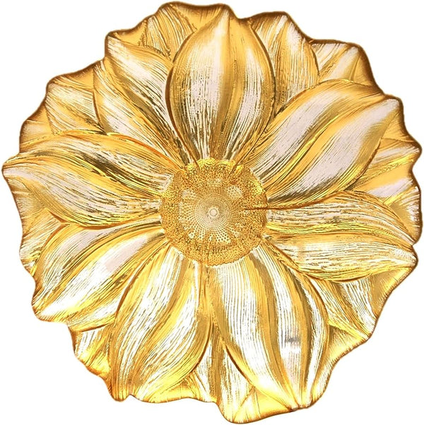 Magnolia gold clear dinner plate 10.5"