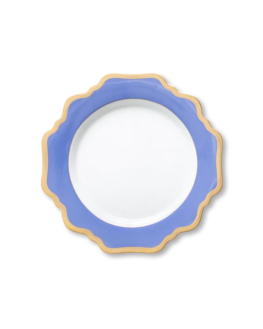 Anna's palette indigo blue dinner plate
