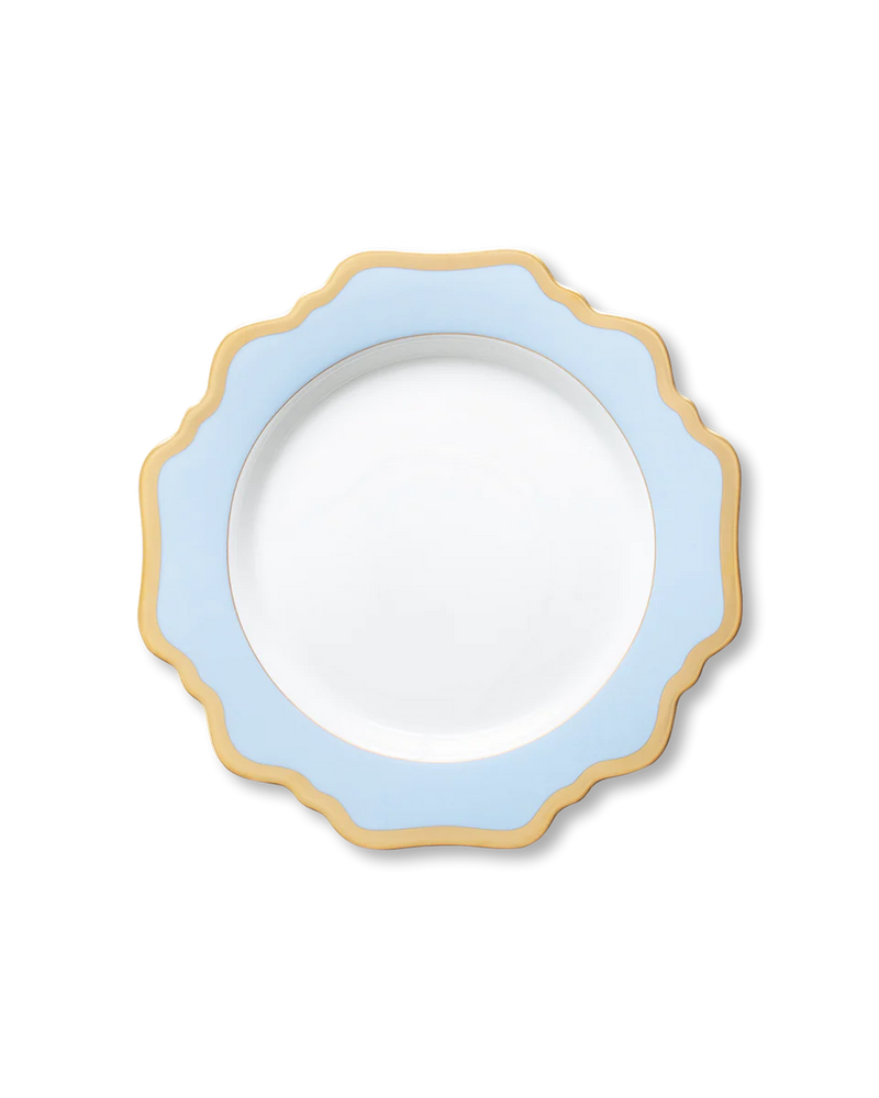 Anna's palette sky blue dinner plate
