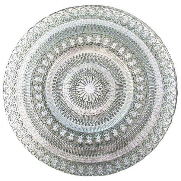 Florence silver charger plate 13"
