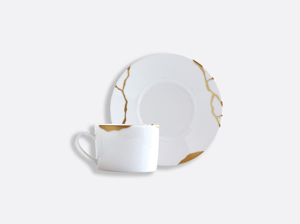 KIntsugi tea cup and saucer