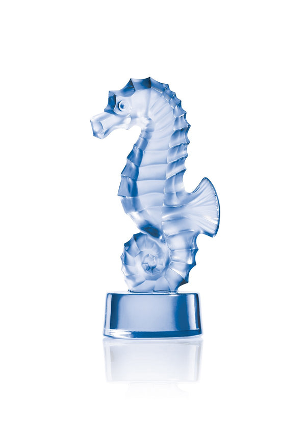 Hippocampe seahorse blue luster