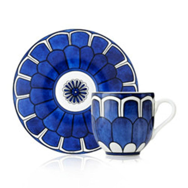 bleus d'ailleurs coffee cup & saucer