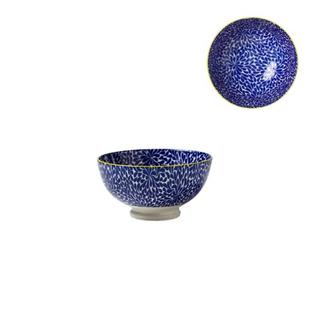 Kiri porcelain 6" appettizer plate blue iris